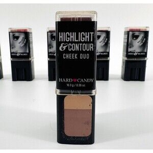 1pc NEW HARD CANDY Cheeks & Balances Highlight/Contour Cheek Duo Sunkissed #768